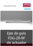 Ejes de gua FDG-ZR-RF sin actuador