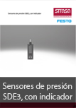 Sensores de presin SDE3, con indicador