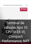 Terminal de vlvulas tipo 10 CPV10-EX-VI, Compact Per formance, NPT